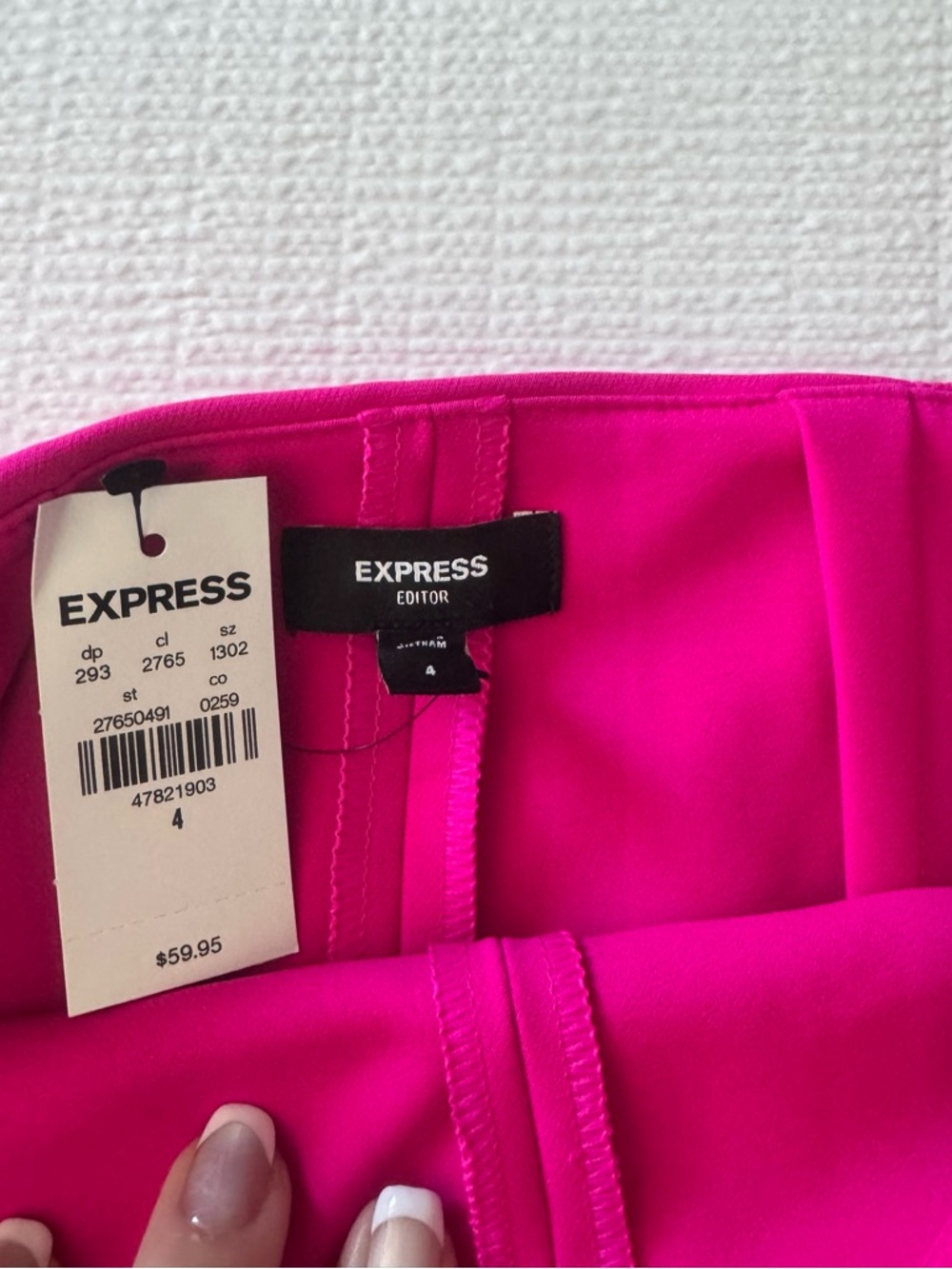 Women’s express editor hot pink skort brand new with tag size 4 - Picture 4 of 10